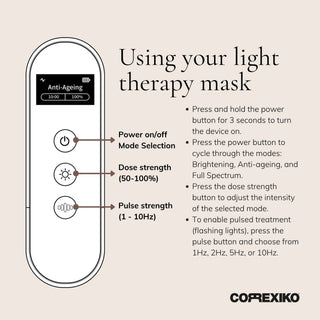 Correxiko LED Light Therapy Face Mask