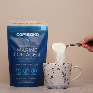 Marine Collagen Powder x 6 with FREE Omega 3 x 6