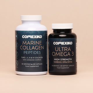 Marine Collagen Capsules and Ultra Omega 3 (30 day) Bundle