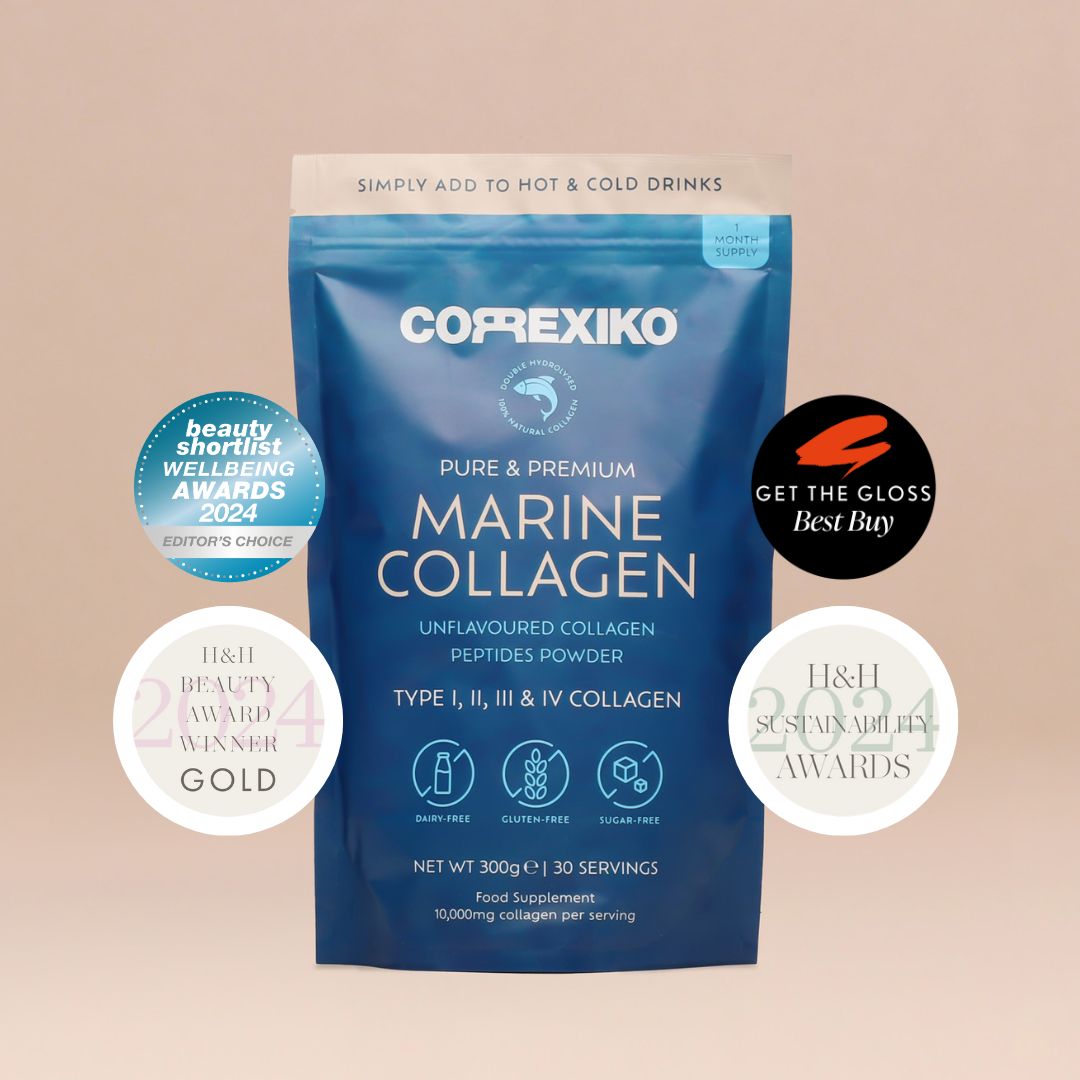 correxiko glutathione Marine Collagen Capsules (from Wild-Caught Canadian Fish) correxiko-us GlutaPro RX glutathione supplement supports antioxidant protection and helps promote brighter Correxiko Marine Collagen Powder x6